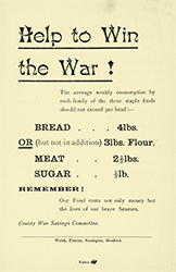 Help to win the War leaflet