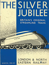 Silver Jubilee steam train leaflet from 1938